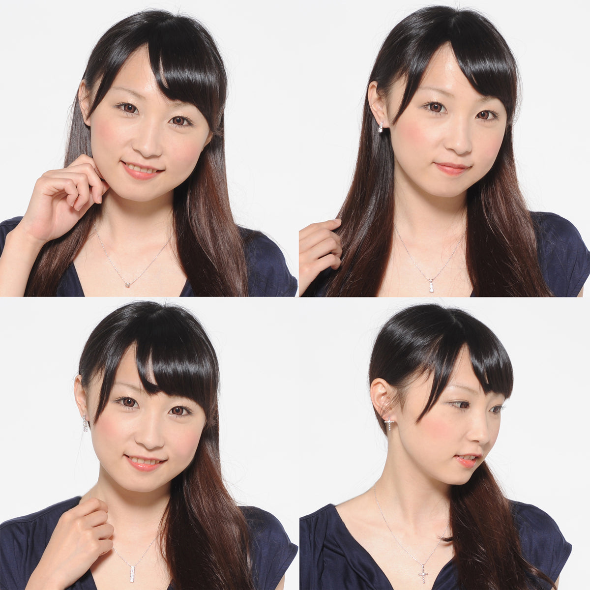 シルバー925 セットジュエリー ニッケルフリー 小顔 ハナジュツ HANAJYUTSU SV_Set_7