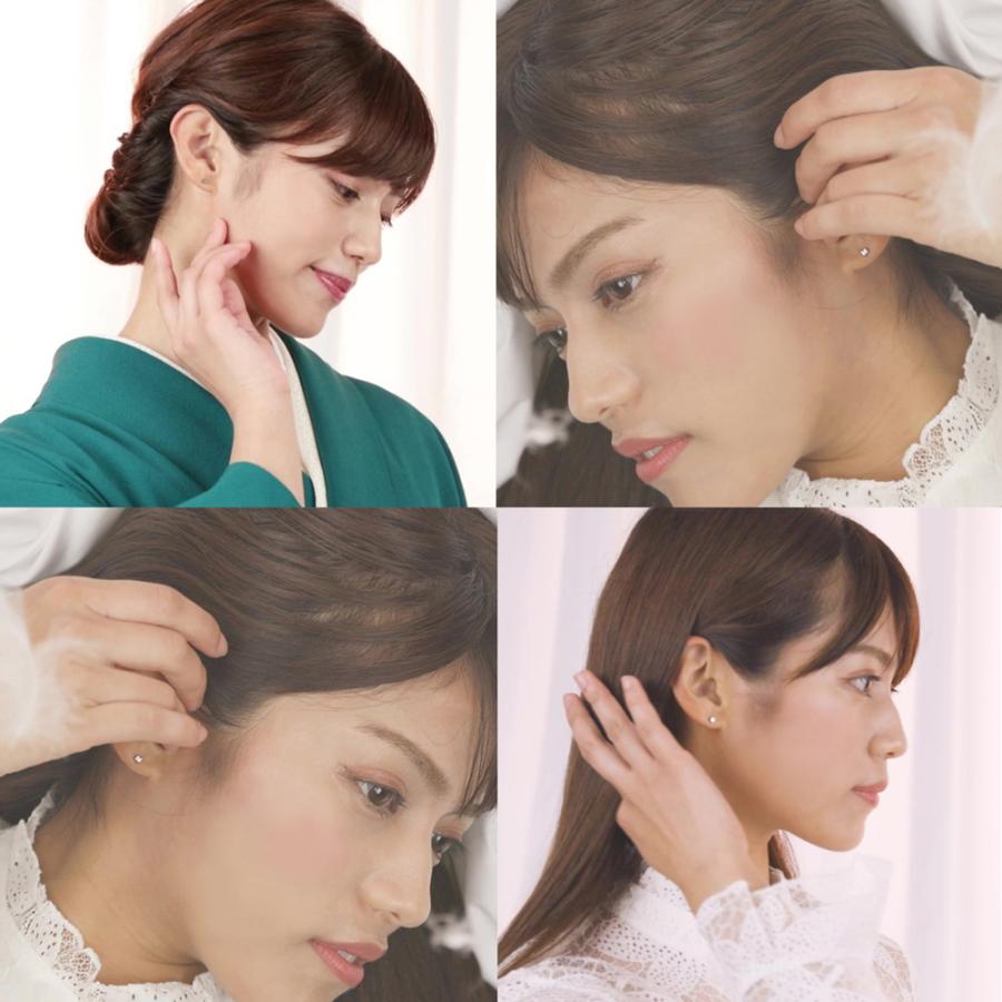 セカンドピアス 軸太 1.0mm ペリドット 8月【コンビニ決済OK】オススメ 純チタン ロングポスト 11mm 2×2スクエア スワロフスキー MEDICAL HANAJYUTSU
