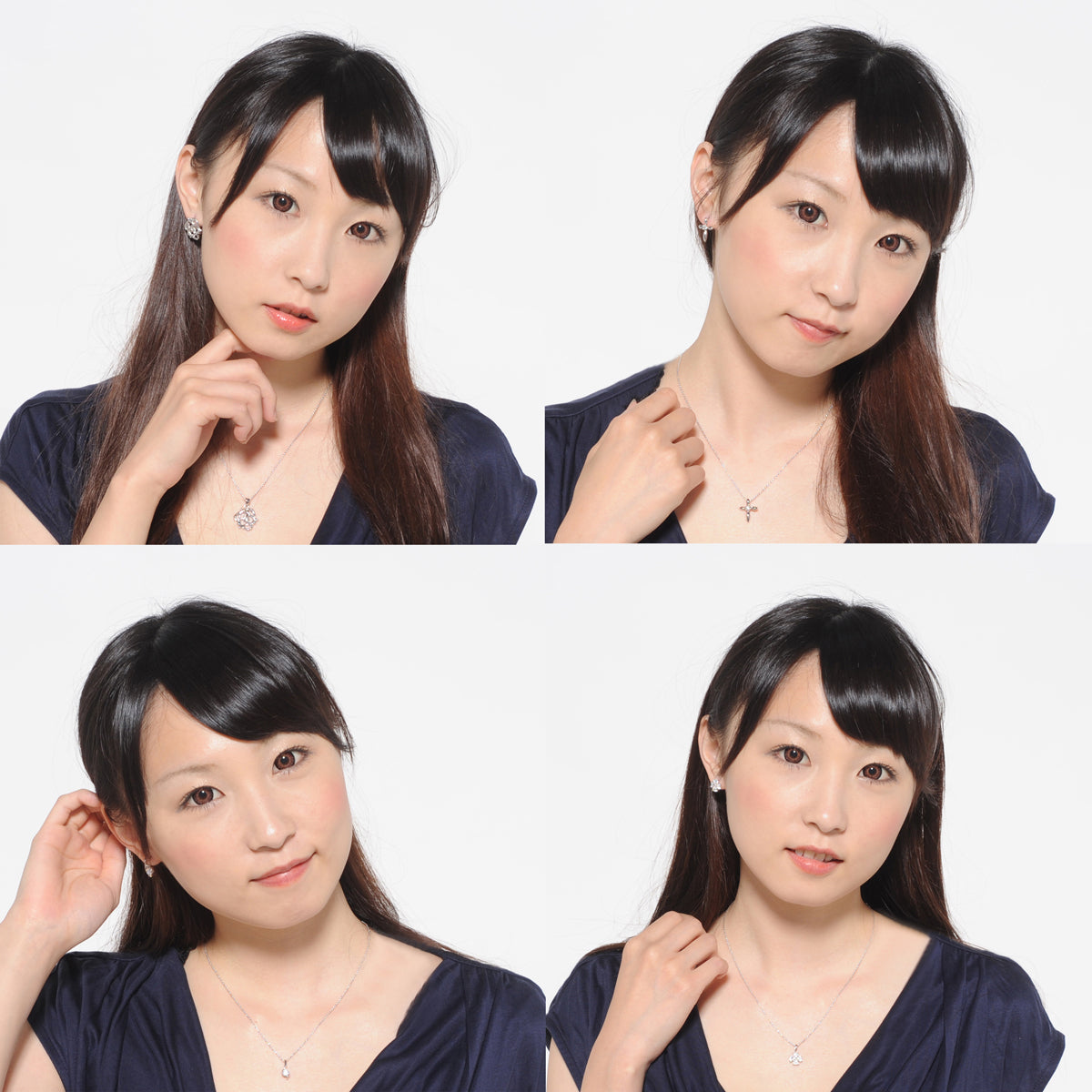 シルバー925 セットジュエリー ニッケルフリー 小顔 ハナジュツ HANAJYUTSU SV_Set_2
