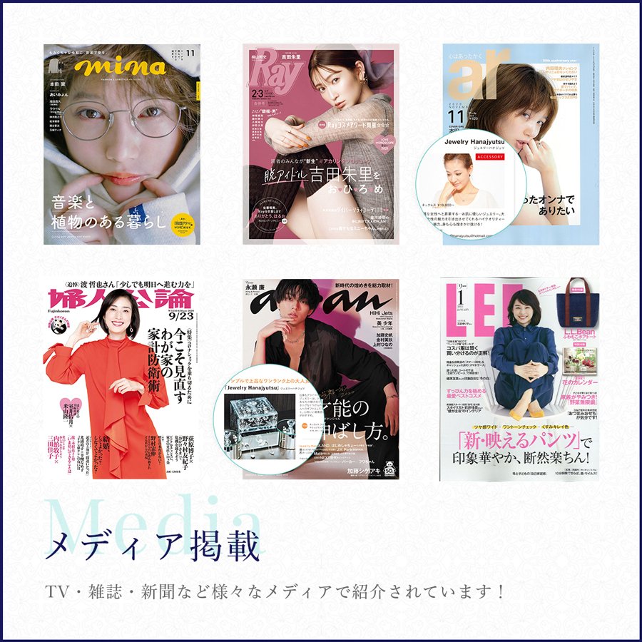医療用ステンレス 20G ピアス バタフライ 3月 アクアマリン ハナジュツ HANAJYUTSU