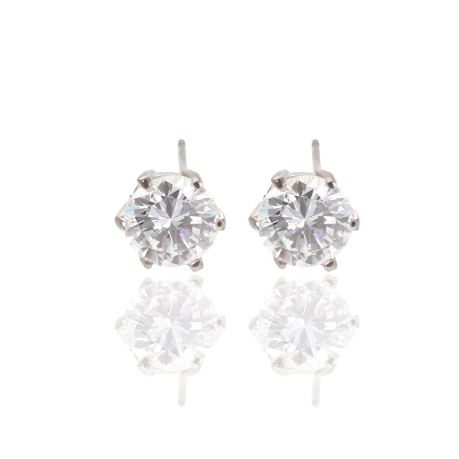 純チタン RhP ピアス 25_2 六本爪B