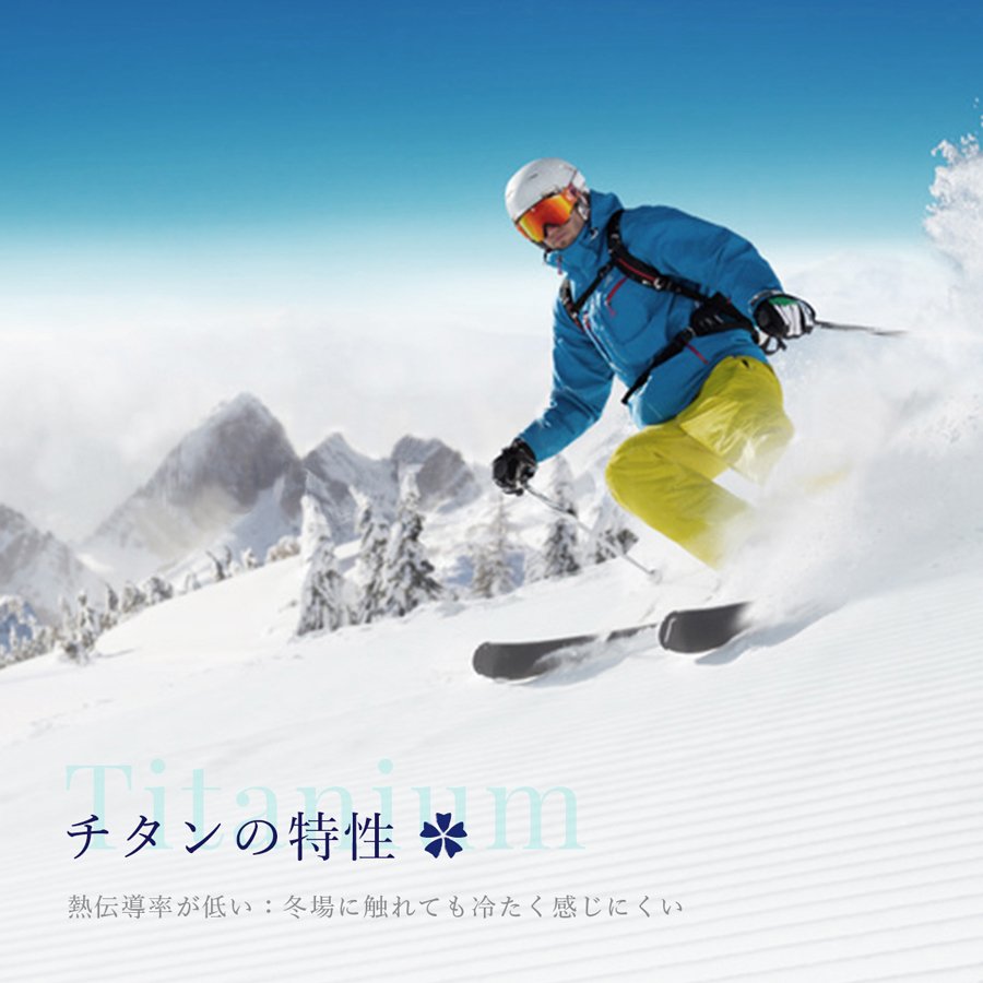 純チタン RhP ネックレス 27_1 ハートB