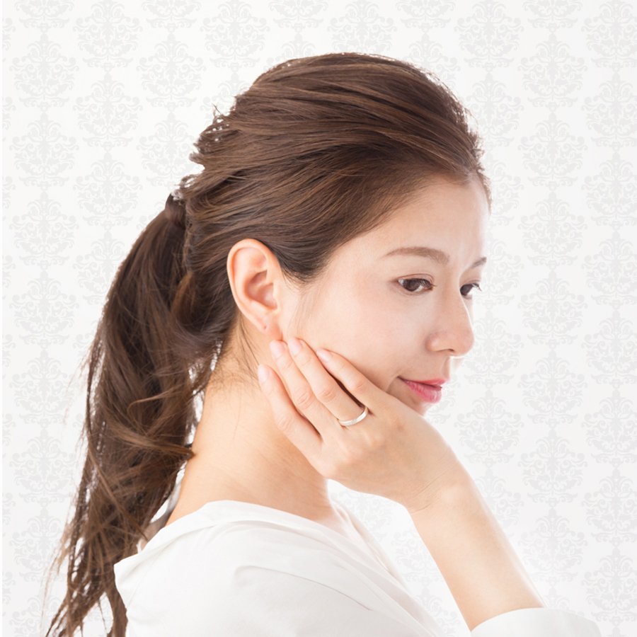 チタンリング 麻の葉 13号【コンビニ決済OK】純チタン マリッジリング 結婚指輪 幅3mm MEDICAL HANAJYUTSU