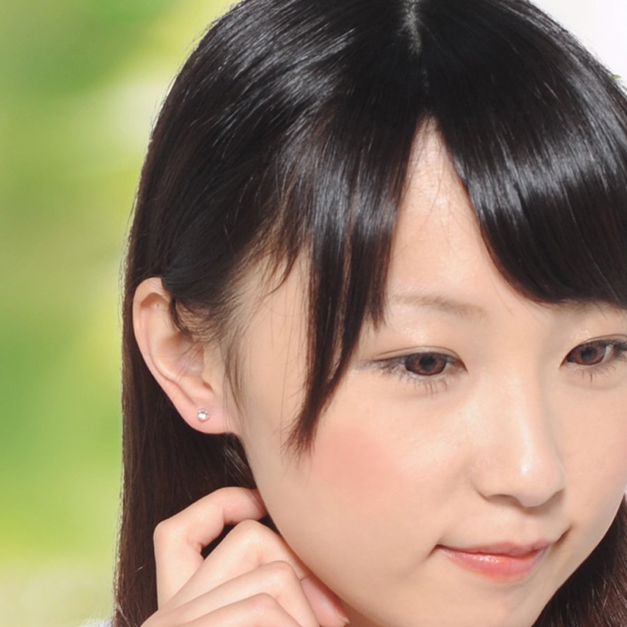 セカンドピアス 樹脂 Swarovski スワロフスキー φ4mm タンザナイト 軸太 0.9mm ~ 0.8mm ロングポスト 11mm ハナジュツ HANAJYUTSU