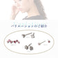 純チタンピアス 天然石 9月 サファイヤ φ3ｍｍ
