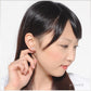 セカンドピアス 16G 軸太1.3ｍｍ ルビー 医療用チタン【コンビニ決済OK】 16G オススメ ロングポスト 軸長 12mm HANAJYUTSU DR
