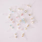 セカンドピアス 樹脂 Swarovski スワロフスキー φ4ｍｍ カプリブルー 軸太 0.9mm ～ 0.8mm ロングポスト 11mm ハナジュツ HANAJYUTSU